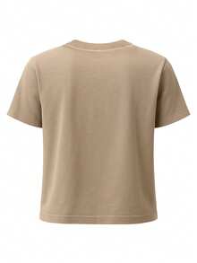 Calvin Klein Women's T-Shirt Khaki - Brown - View 5