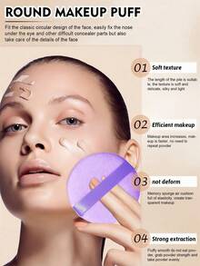 Zestaw pędzli do makijażu 3/18/25/32 szt. Wodoodporna kosmetyczka, opaska na głowę, gąbki, puszek do pudru dla kobiet, profesjonalny zestaw do makijażu, podróż, do użytku domowego, prezent świąteczny, urodzinowy, przybory kosmetyczne, akcesoria kosmetyczne - Fioletowy - Zobacz 6