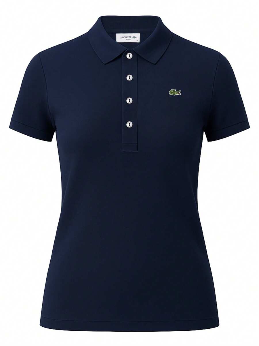 Lacoste Women's Polo Shirt Navy Blue - Marine - View 1