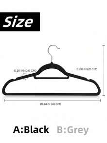 10pcs Luxury Flocked Anti Slip Hanger, Ultra-Thin And Space Saving - Heavy-Duty Rotating Hook Suitable For Clothing, Suits, Tops, Ties, Shirts, Skirts, And Pants Organization , Basics Valentine's Day, Valentines Wedding - Multicolor - View 2