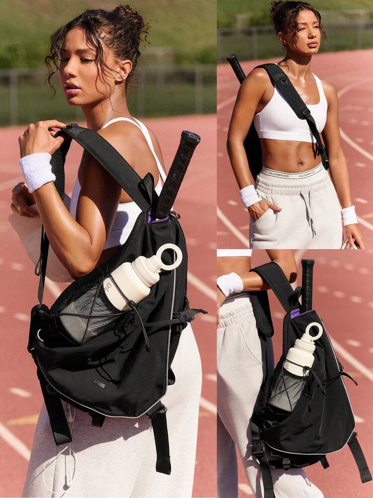 26L Winter Ace Regulowany pasek Wielofunkcyjna wodoodporna torba tenisowa na ramię z kieszeniami na zamek błyskawiczny Do codziennego noszenia na co dzień