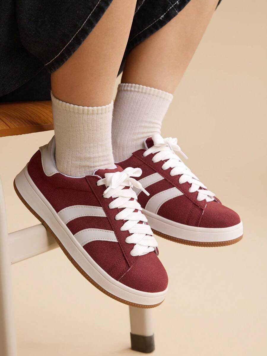 CUCCOO EASI Women's Casual Lace-Up Comfortable Versatile Outdoor Shoes For Christmas