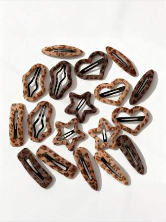 Goth 9 Stück zufällige handgemachte Haarspangen, Silber Spitze Spinne Schleife Stern Kombination Haarspangen, süße Strass verstreute Haarspangen Haraccessoires Set