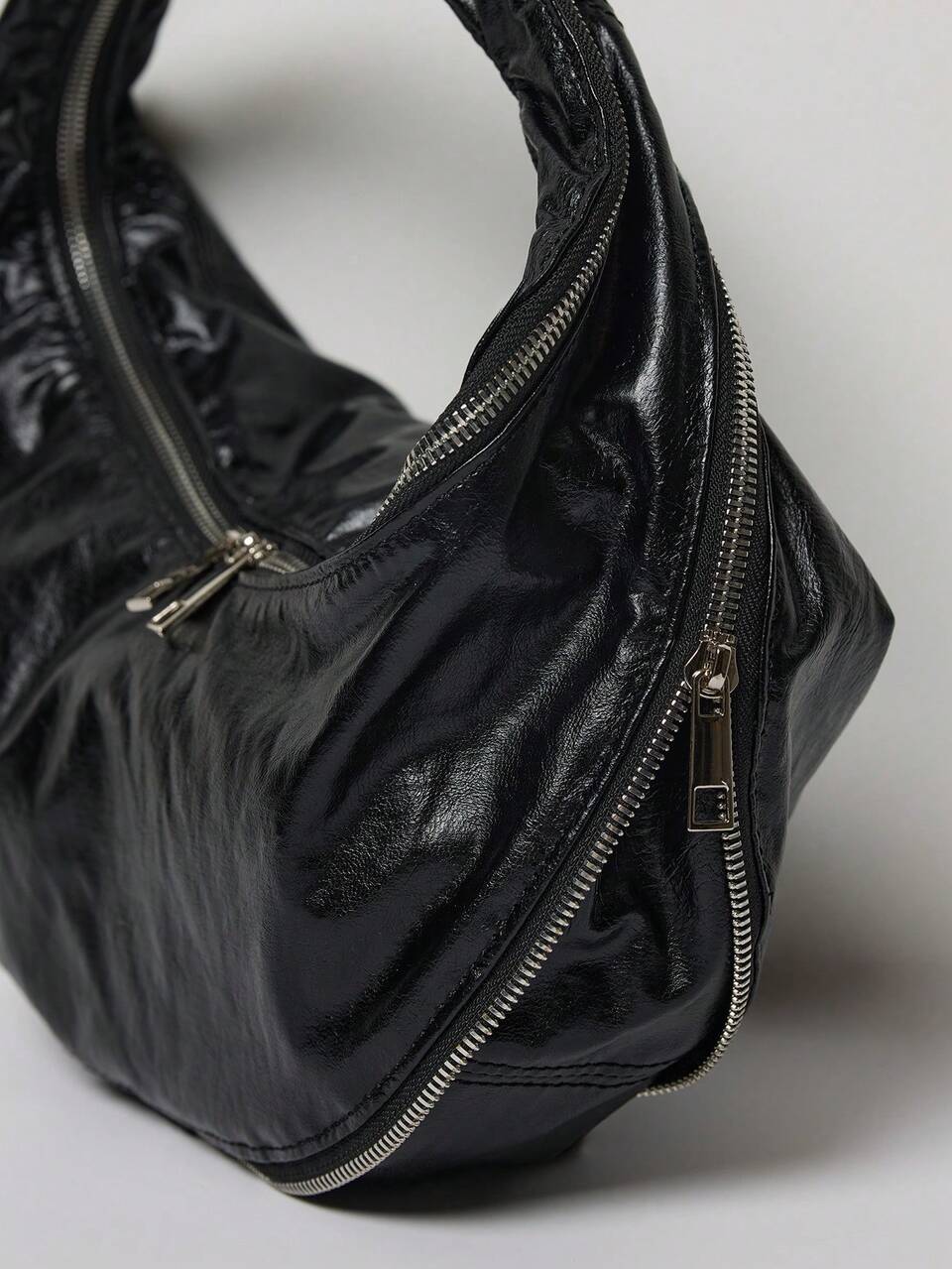 Ladies, Women Shoulder Bag,Hobo Bag, Fashionable, Personalized, Simple, Versatile, Street, Sweet And Cool Girls, Hot Girls,For Daily,Shopping, Zipper Design(Zipper Can Be Opened)