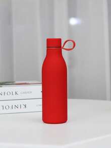 500 ml/17 oz Tasse isotherme à double paroi en acier inoxydable avec poignée, finition en caoutchouc mat, tasse à petite bouche de couleur unie créative, convient pour les sports de plein air, le yoga, le bureau, le restaurant, les cadeaux d'anniversaire, les cadeaux de couple, la fête des mères, les cadeaux de vacances - multicolore - Voir 17