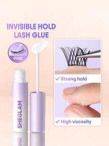 SHEGLAM Longwear Invisible Hold 睫毛膠-Clear 品牌 美容 化妝 化妝品 適合女性與女孩 完美搭配冬季 Y2K 時尚 流行 生日禮物 假期 派對準備就緒 最佳顏色