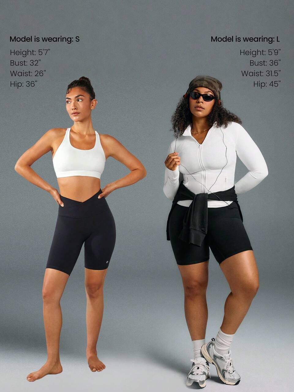 8" FeatherFit™ Crossover Biker Shorts