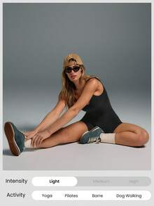 GLOWMODE FeatherFit™-酷炫对比塑形 U 型背运动连体衣低冲击瑜伽日常夏季