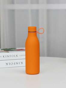 500 ml/17 oz Tasse isotherme à double paroi en acier inoxydable avec poignée, finition en caoutchouc mat, tasse à petite bouche de couleur unie créative, convient pour les sports de plein air, le yoga, le bureau, le restaurant, les cadeaux d'anniversaire, les cadeaux de couple, la fête des mères, les cadeaux de vacances - multicolore - Voir 12