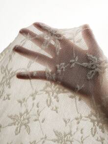 MaterniChic Maternity Clothes Maternity  Dress Spring And Summer Pregnant Clothes White Dress Jacquard One Shoulder Elegant Party Romantic - Apricot - View 8