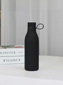 500 ml/17 oz Tasse isotherme à double paroi en acier inoxydable avec poignée, finition en caoutchouc mat, tasse à petite bouche de couleur unie créative, convient pour les sports de plein air, le yoga, le bureau, le restaurant, les cadeaux d'anniversaire, les cadeaux de couple, la fête des mères, les cadeaux de vacances - multicolore - Voir 10