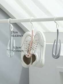 Estante giratorio para zapatos y tendedero, organizador apilable - Multicolor - Ver 2