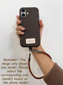 Korea PU Leather Bracelet Hanging Rope Phone Case Compatible With IPhone 17 Pro Max Air 16 15 13 14 12 Pro Max Plus 11 Stylish Soft Cover Litchi Texture Shockproof Back Cover - Multicolor - View 12