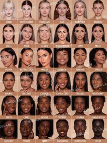 SHEGLAM Base De Maquillaje En Polvo De Alta Cobertura Skin-Focus, 36 Tonos Dorados, Control De Grasa, Sin Poros, Impecable, Cobertura Total, Polvo Compacto Ligero, Suave, Mate, Polvo Fijador De Aspecto MáS Liso, Maquillaje Facial, Oferta De , Regalo De Navidad, Base De Maquillaje - Golden - Ver 9