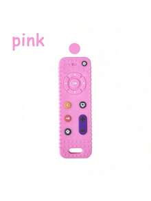Silicone Teething Remote Control TV Design Soothing Gum Relief Sensory Stimulation Toy For Infants Christmas Stocking Fillers Holiday Gift Ideas Scandinavian Style Must Haves - Multicolor - View 9