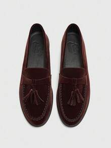 CUCCOO BIZCHIC Women's Casual Slip-On Flat Athletic Sneakers For Christmas - Chocolate Brown - View 2