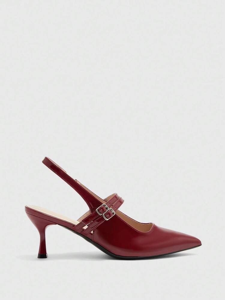 CUCCOO BIZCHIC Commuting Casual Minimalist Solid Color Pointed Toe Stiletto Heel Women Pumps For Christmas