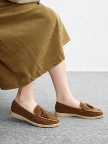 CUCCOO BIZCHIC 女式休闲一脚蹬平底运动鞋 - 軍綠色 - 查看 4