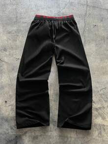 AXEPEAK Men's Casual Versatile Plaid Drawstring Waist Pants