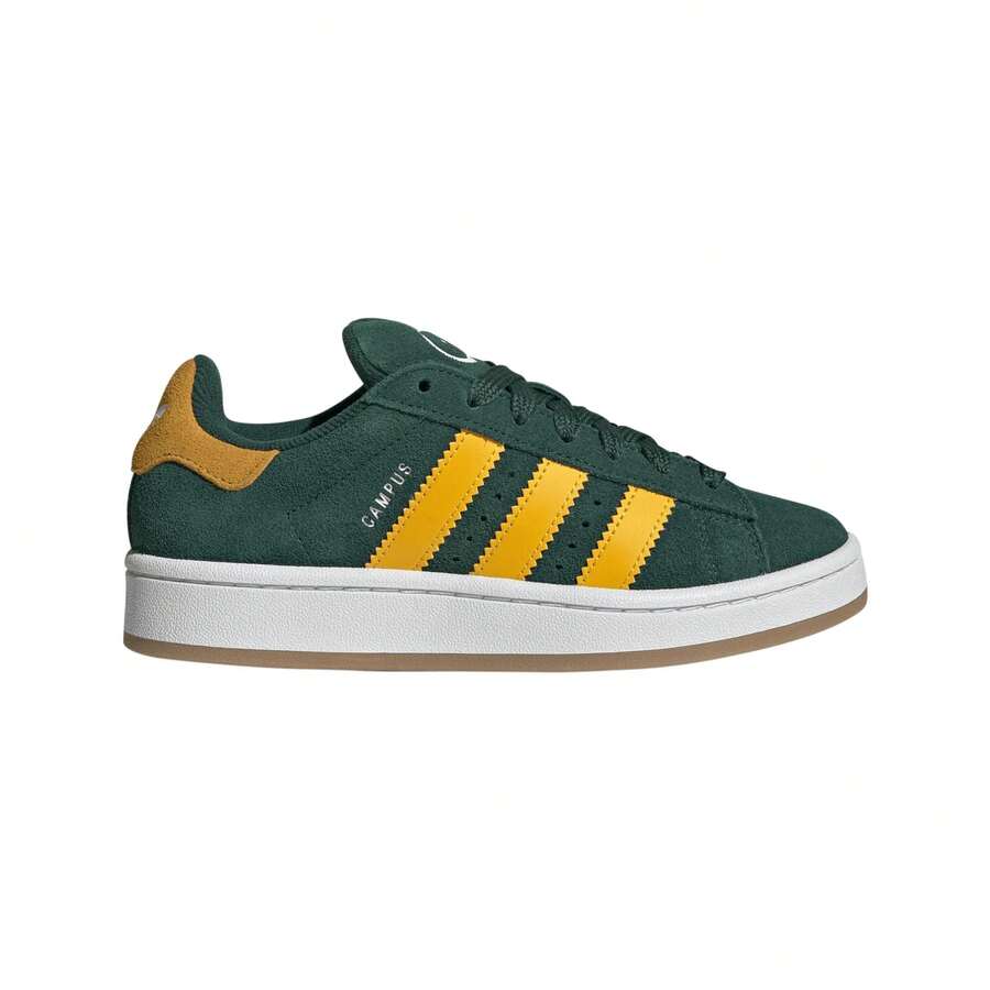 Adidas Campus 00s Kids Sneakers Collegiate Green / Crew Yellow / Cloud White JP7979 - Verde Universitário / Amarelo Crew / Branco Nuvem - Ver 1