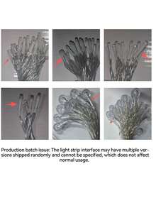 1PC 10/20/40/80 LED Crystal Ball String Lights, Warm White, Battery Operated, For Holiday Party, Romance, Bedroom, Home & Tent Decor