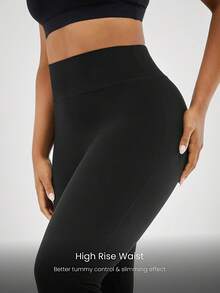 GLOWMODE Leggings Acampanados Featherfit™ De 31" - Negro - Ver 4