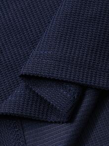 Dazy Kids 男童撞色圆领落肩长袖休闲宽松卫衣 - 藏蓝色 - 查看 7