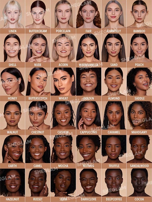 Skin-Focus 高遮瑕粉底液-桃色 36 種色調 控油 無毛孔 無瑕 全遮瑕 輕盈粉餅 柔和啞光 更順滑的定妝粉 面部彩妝 粉底液 品牌 美容 化妝 化妝品 適合女性與女孩 完美搭配夏季春季 Y2K 時尚 流行 生日 母親節禮物 假期 派對準備就緒 最佳顏色 - 桃色 - 查看 9