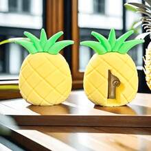 1 عبوة، مبراة أقلام بشكل فراولة جميلة، مبراة صغيرة محمولة كاواييي ملونة، مبراة أقلام بشكل فاكهة، ملحق قاطع أقلام، لوازم مكتبية للمنزل والمدرسة - الأحمر - مشاهدة 11