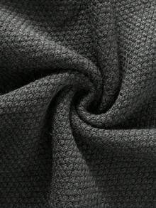 Calvornis Men's Casual Turtleneck Long Sleeve Sweater, Autumn/Winter - Grey - View 4