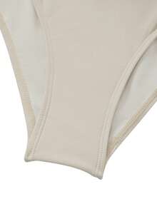 Swim Oasis Women's Shell & Ocean Boho Vintage Tummy Control One-Piece Swimsuit With Coverup, Brown, Suitable For Beach, Resort - Multicolor - View 9