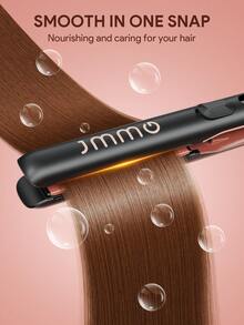 JMMO Hair Straightener Iron, Flat Iron Infused With Argan Oil & Keratin, Professional Ceramic Flat Iron For Less Frizz, Shines And Smooth, Styling Tools-EU Plug