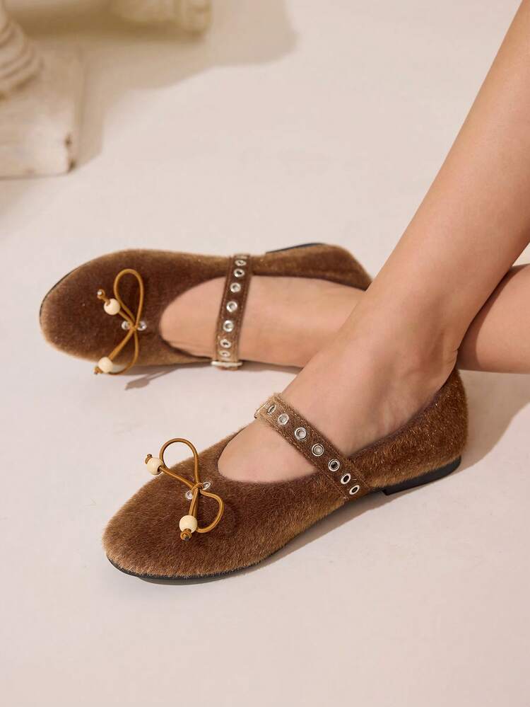 CUCCOO CHICEST Women's Casual Comfortable Outdoor Flats With Buckle For Christmas