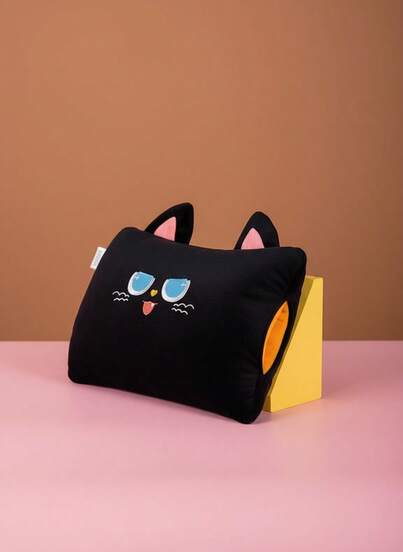 Joivida 1个卡通冬季暖手枕，可插入可爱的毛绒枕头中作为暖手枕使用