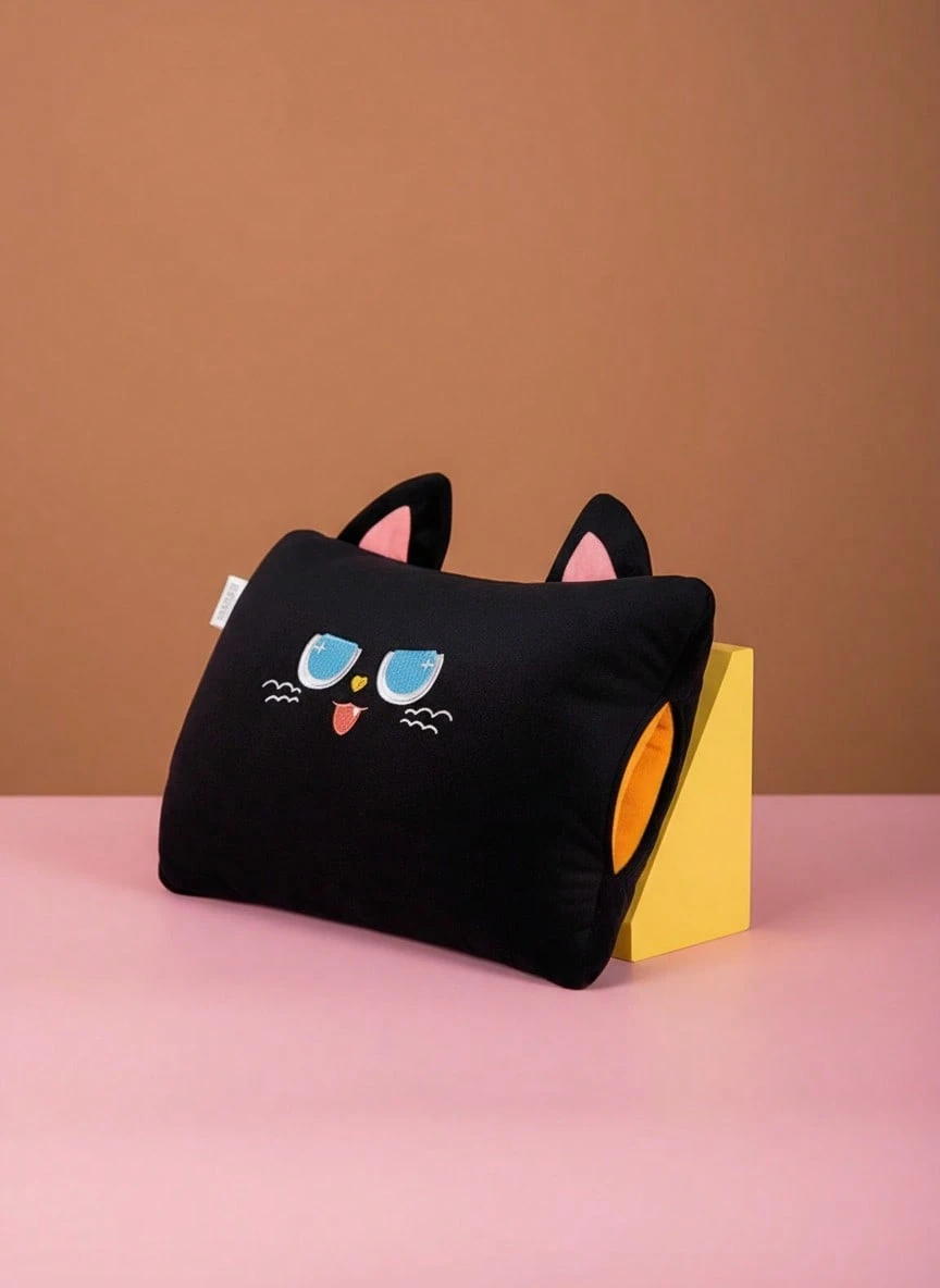 Joivida 1pc Cartoon Winter Hand Warmer Pillow Can Be Inserted Into The Cute Plush Pillow Hand Warmer Pillow