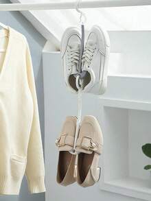 Estante giratorio para zapatos y tendedero, organizador apilable - Multicolor - Ver 7