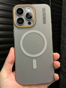 1 件奢华哑光透明代码软 TPU 外壳适用于 17 Air 16 15 14 13 12 11 Pro Plus 16 Pro Max 保护套带磁性防震 - 灰色 - 查看 35