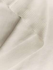 Anewsta Áo len chui đầu thêu hoa 3D thủ công màu trơn cỡ lớn, thích hợp cho mùa thu, đông, thường ngày, thanh lịch, trang trọng, tiệc tùng, thời trang, năm mới, giáng sinh, công sở, tốt nghiệp, đám cưới - trắng - Xem 8