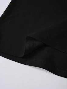 SHEIN 女士V领马匹标志印花圆领T恤图案T恤女式上衣 - 彩色 - 查看 4