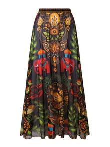 Swim Oasis 女士花鸟印花26ss新款泳衣三件套，比基尼沙滩派对日光浴度假风