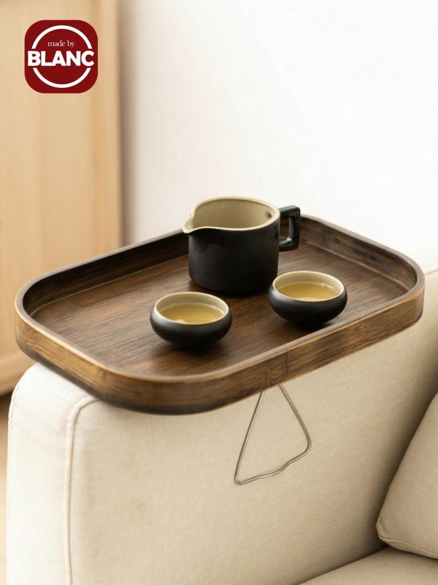 Madebyblanc صينية تخزين متعددة الأغراض من البامبو...