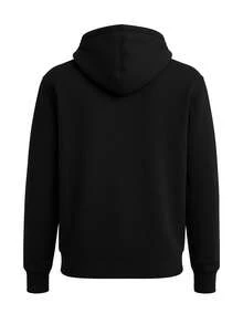 Calvin Klein Label Men's Full Zip Hoodies Black - Black - View 5