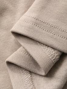 DAZY Women's Turtleneck Long Sleeve Base Layer T-Shirt, Black, Spring/Summer/Autumn - Apricot - View 6