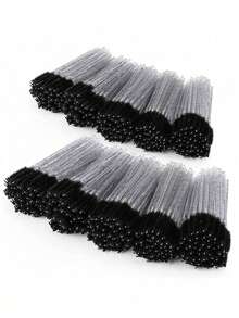 10 PCS/100 PCS/500 PCS Disposable Eye Black Stick Mascara Brush Spool Suitable For Eyebrow Mascara Extender Pink - Multicolor - View 7