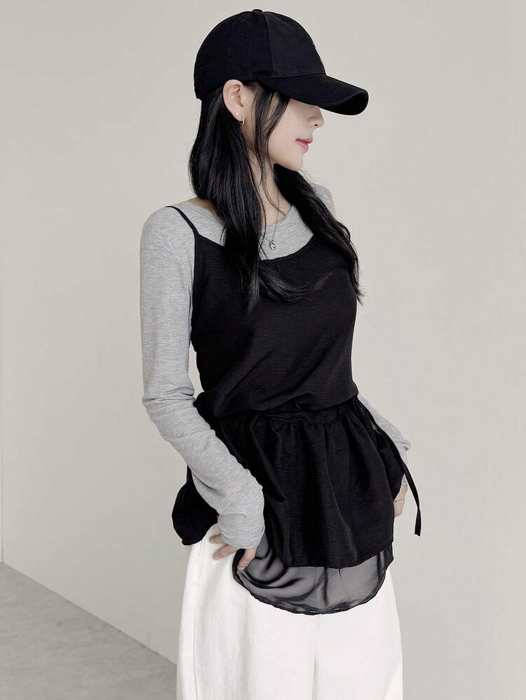 Women's Unique Criss-Cross Backless Strap Design Versatile Camisole