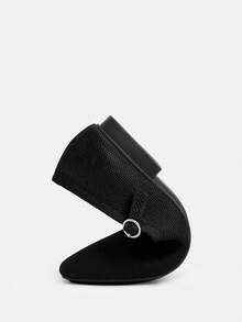 Ressula 女士休闲百搭通勤极简平底鞋 - 黑色 - 查看 10