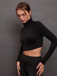 Activina Zipper Front Crop Sports Jacket