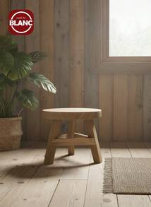 Madebyblanc 1pc Small Wooden Stool Display Stool Decorative Round Wooden Base Stool, Suitable For Small Flower Pot Display, Home Decoration And Office Auxiliary Stand, Decorative Stand, Sturdy Base, Plant Stand, Flower Pot Stand, Plant Enthusiasts