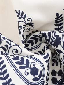 Váy dài tay bồng màu xanh trắng thanh lịch cho bé gái sơ sinh và trẻ mới biết đi từ 0-3 tuổi, mùa xuân/hè - trắng - Xem 6