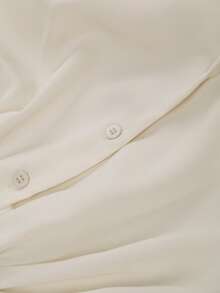 Franclia 大码女士优雅休闲通勤度假下午茶圣诞派对奢华纯色黑色杏色撞色翻领半门襟金属扣收腰长袖连衣裙，秋冬款